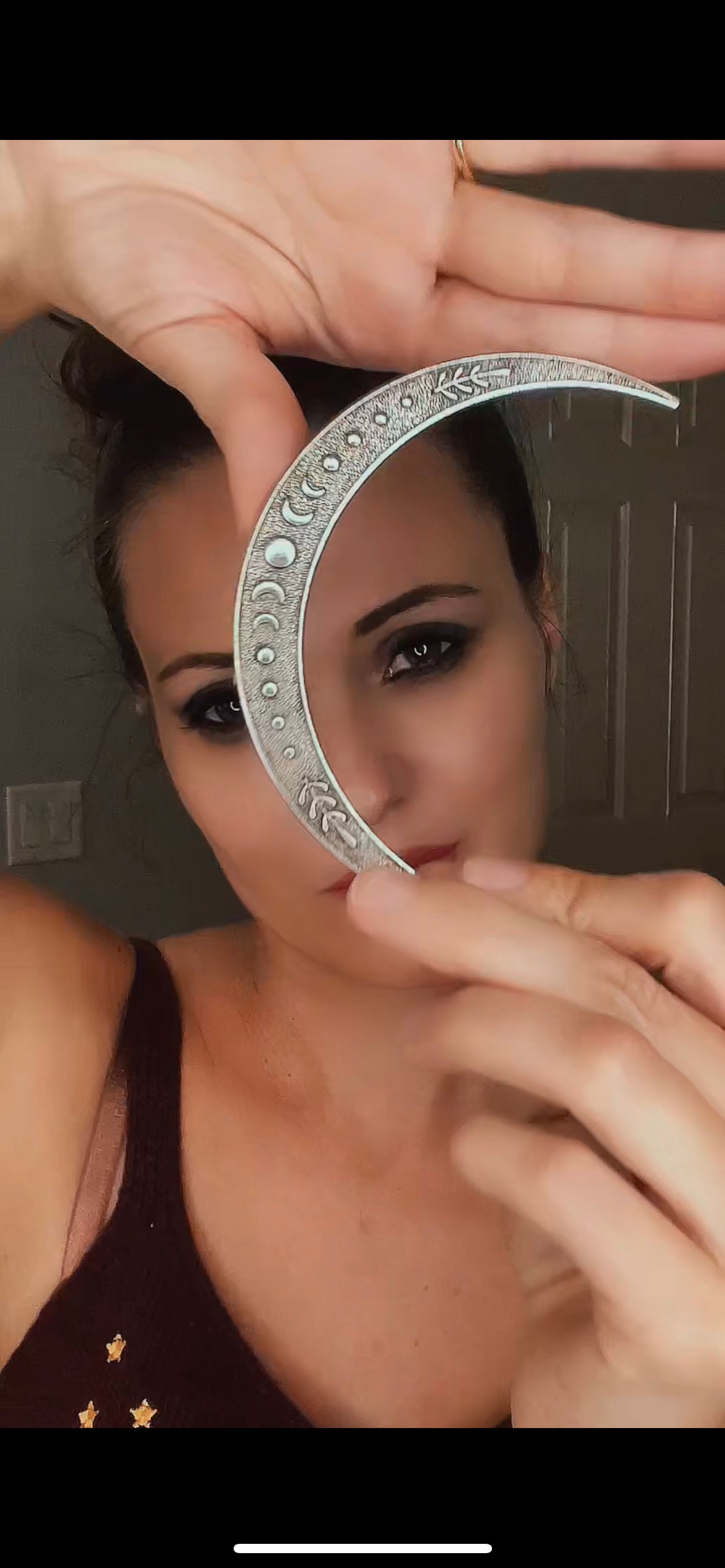 Moon Hair Pin