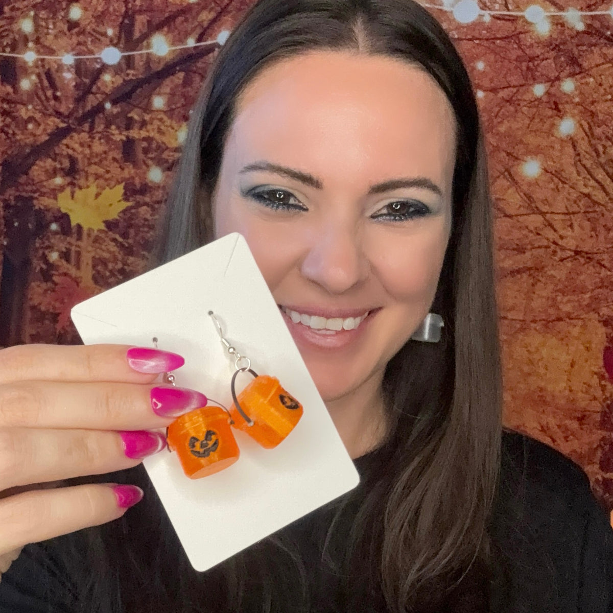 Halloween Character Bucket Earrings