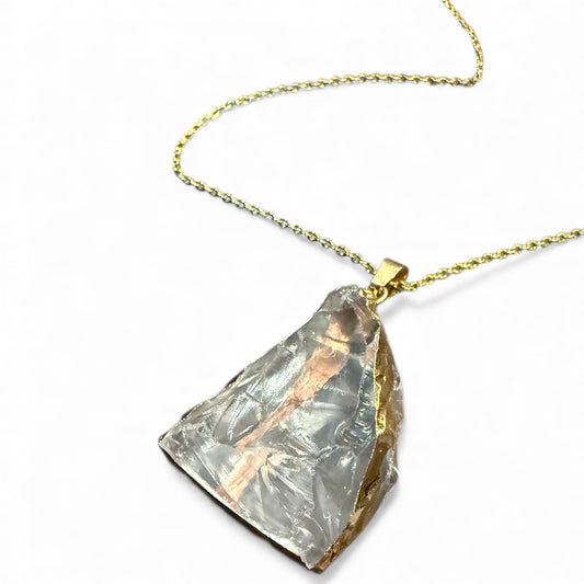 Pale Rose Quartz Necklace