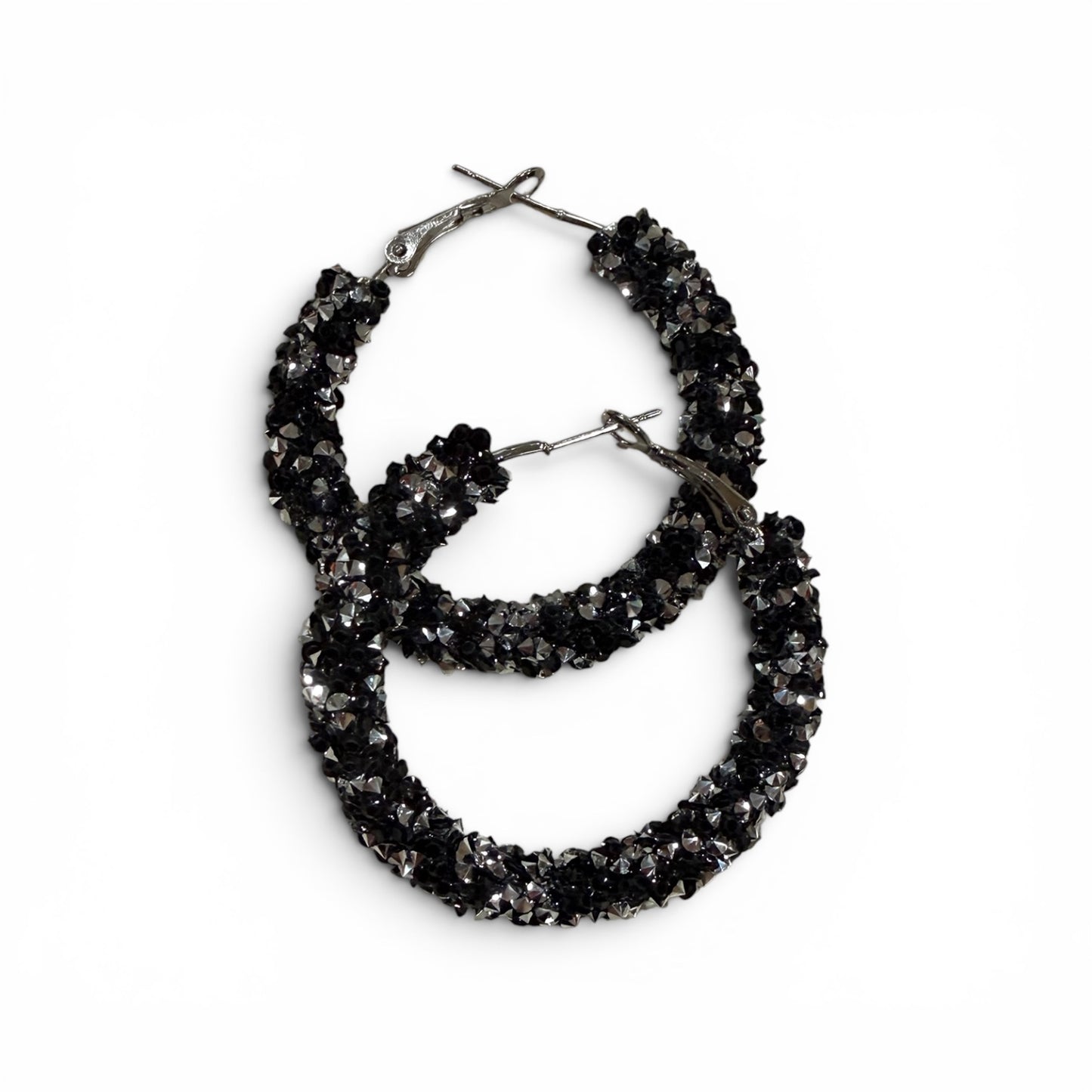 Lost In Space Black Sugar Hoop Earrings