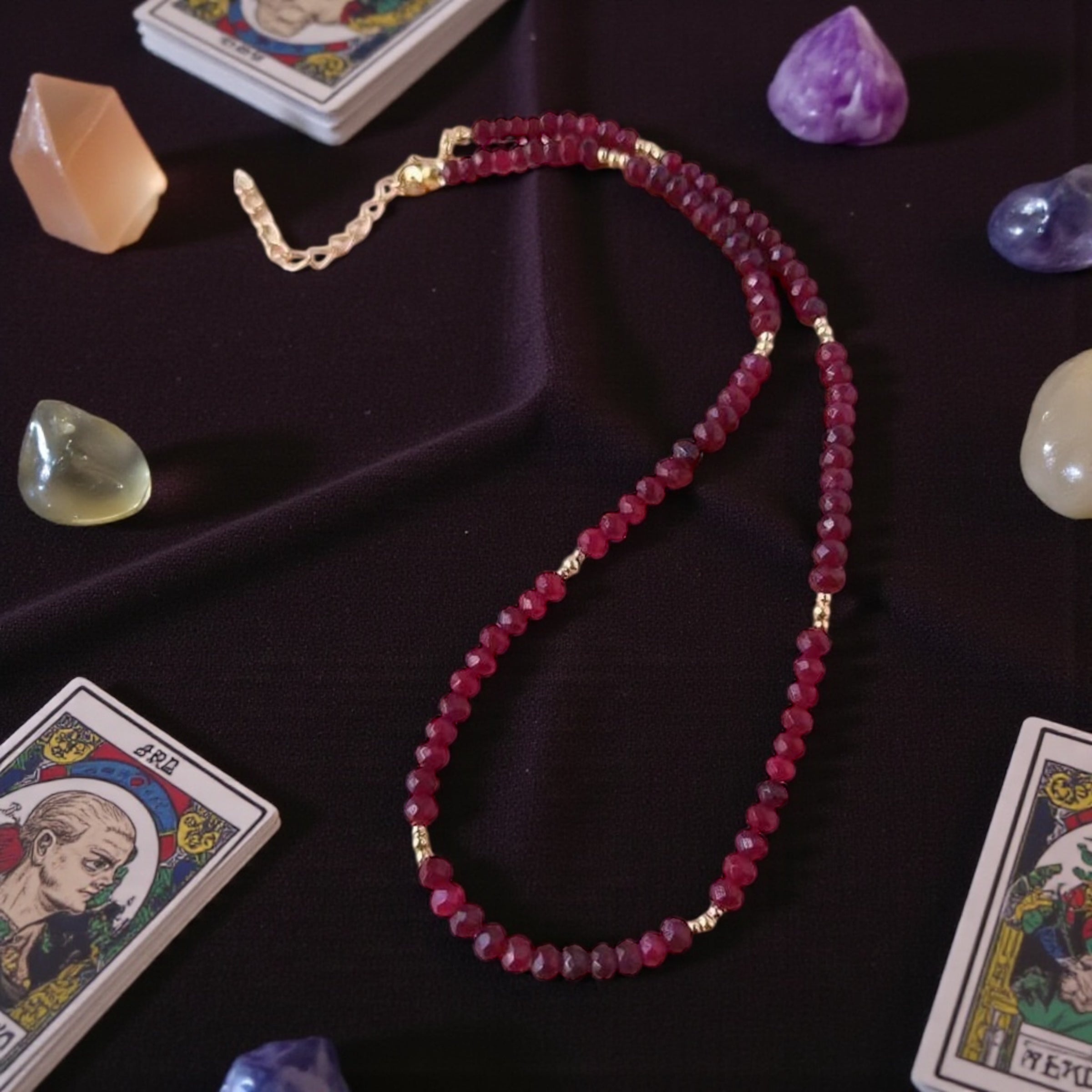 Jewel of January Necklace – Gothic Hippies, LLC