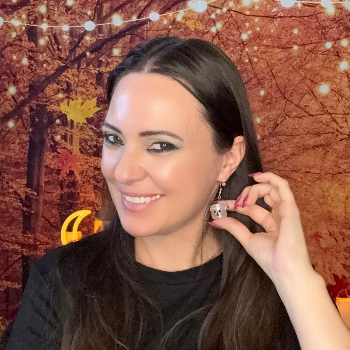 Halloween Character Bucket Earrings