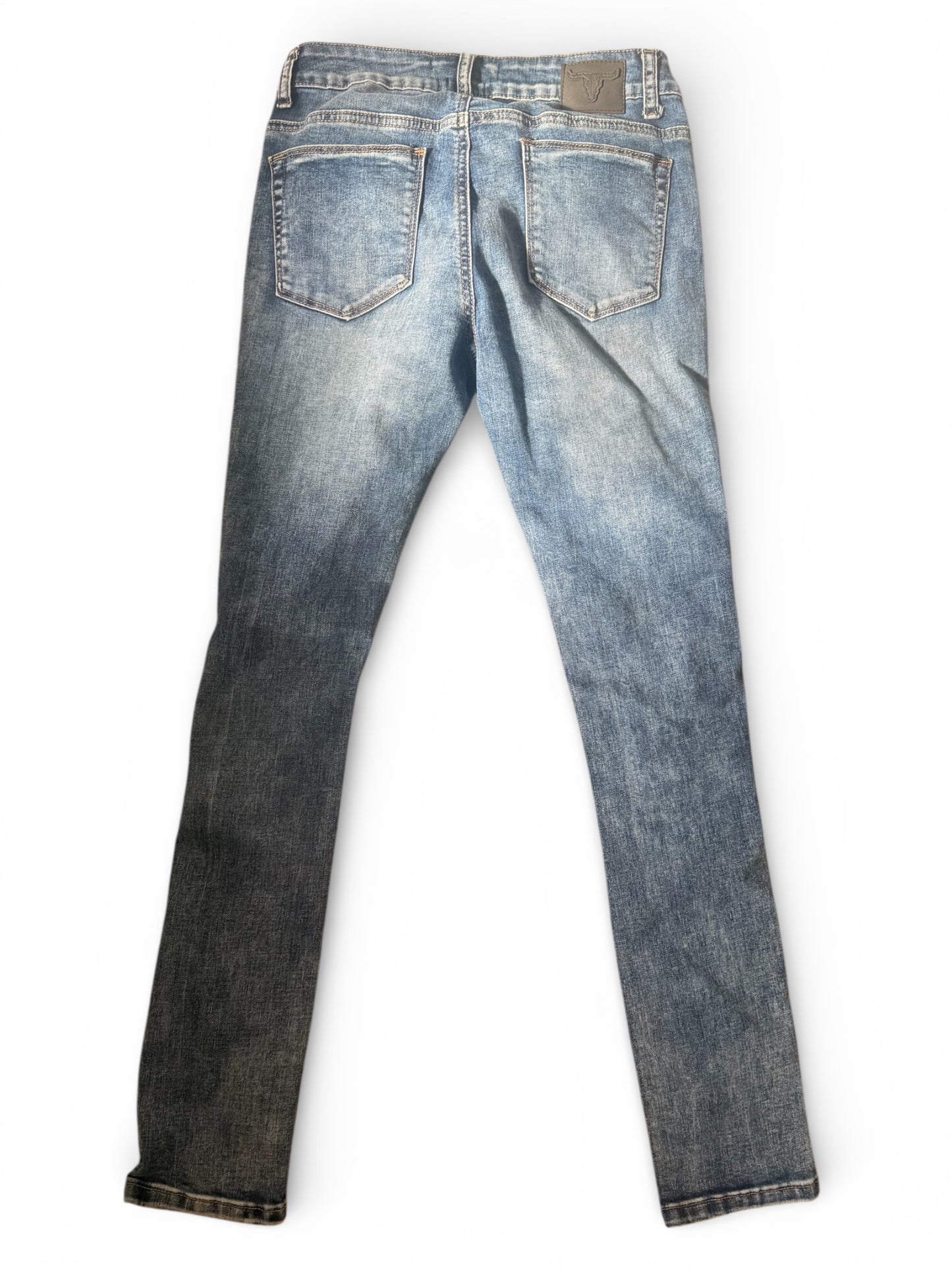 Lucky And Blessed Mid Rise Skinny Jean