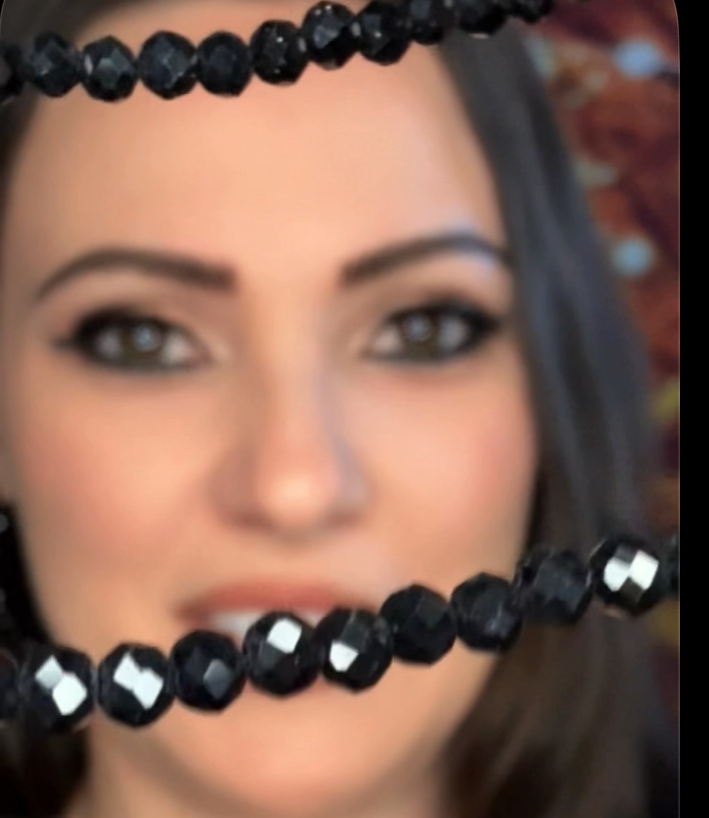 Black Magic - Beaded Magnetic Necklace