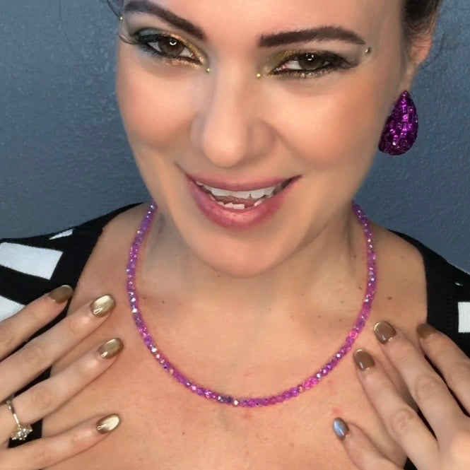 Enchanting Beaded Crystal Necklace