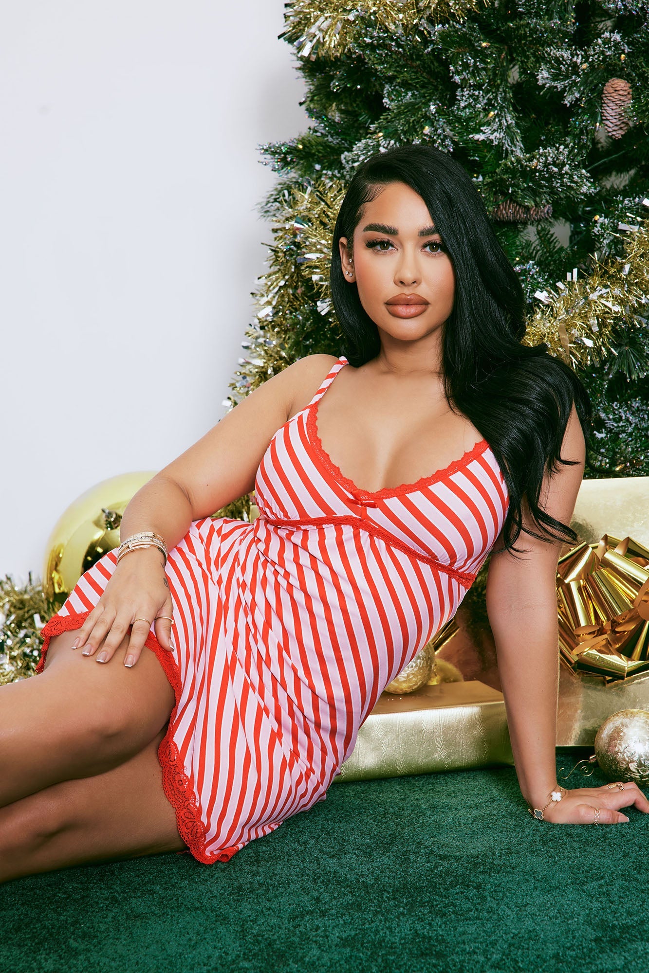 Candy Cane Lane PJ Cami Sleep Dress