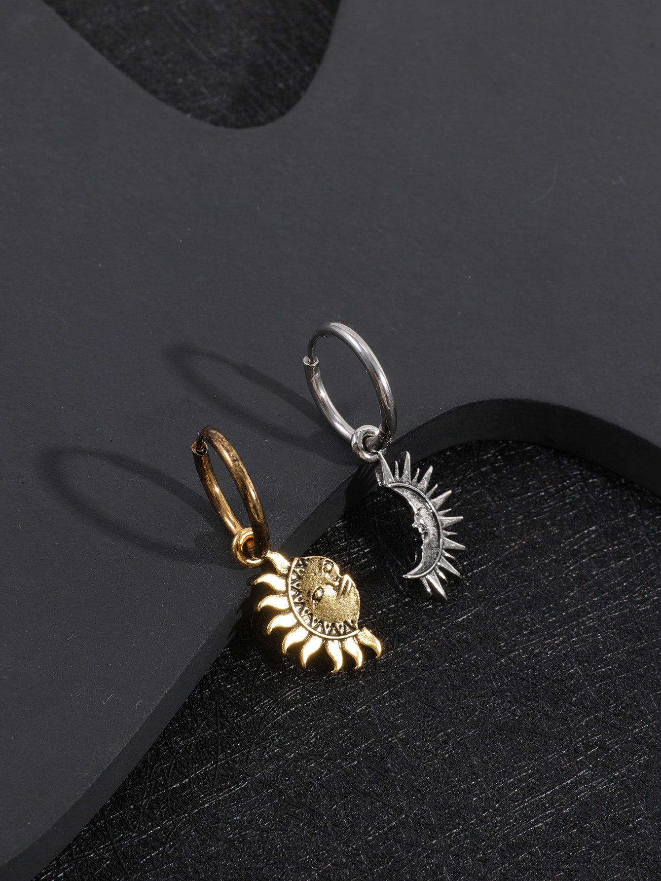 Sun & Moon Drop Earrings