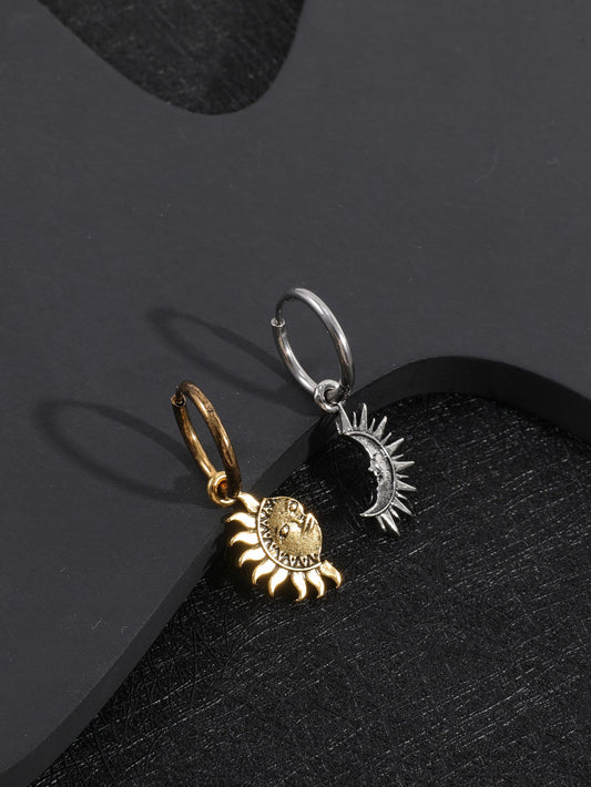 Sun & Moon Drop Earrings