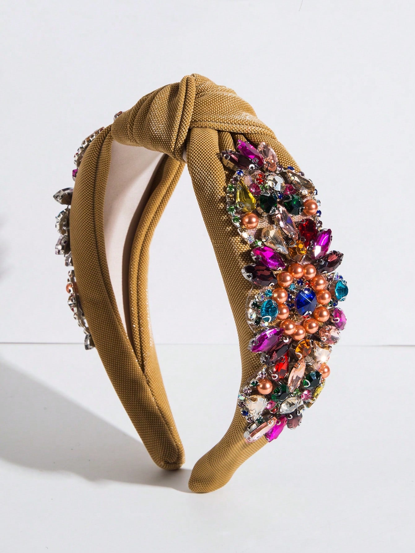 The Secret Garden Blue Floral Beaded Knot Headband 1 pc