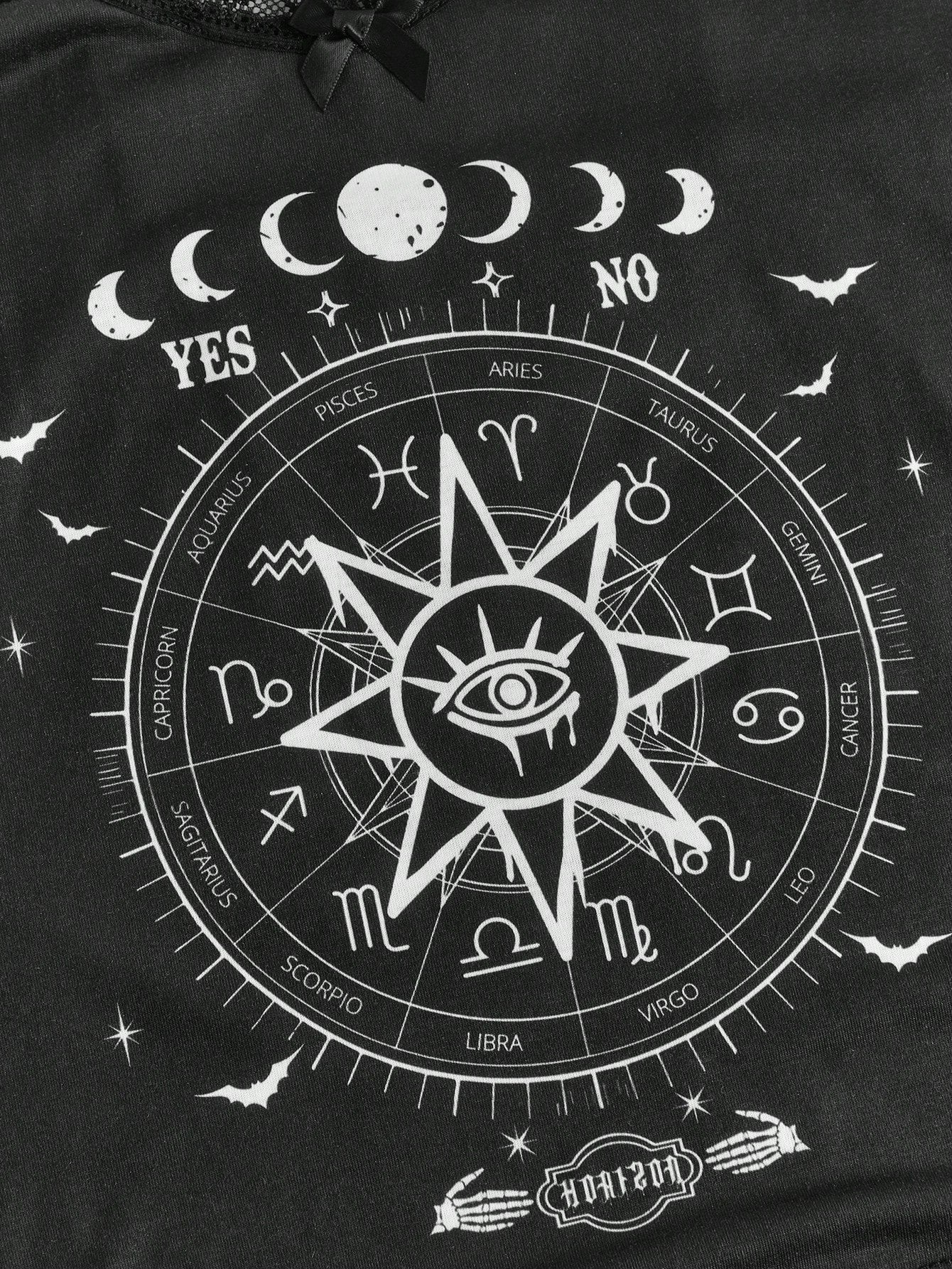 Conjunto de pijama de encaje Academia Sun &amp; Moon