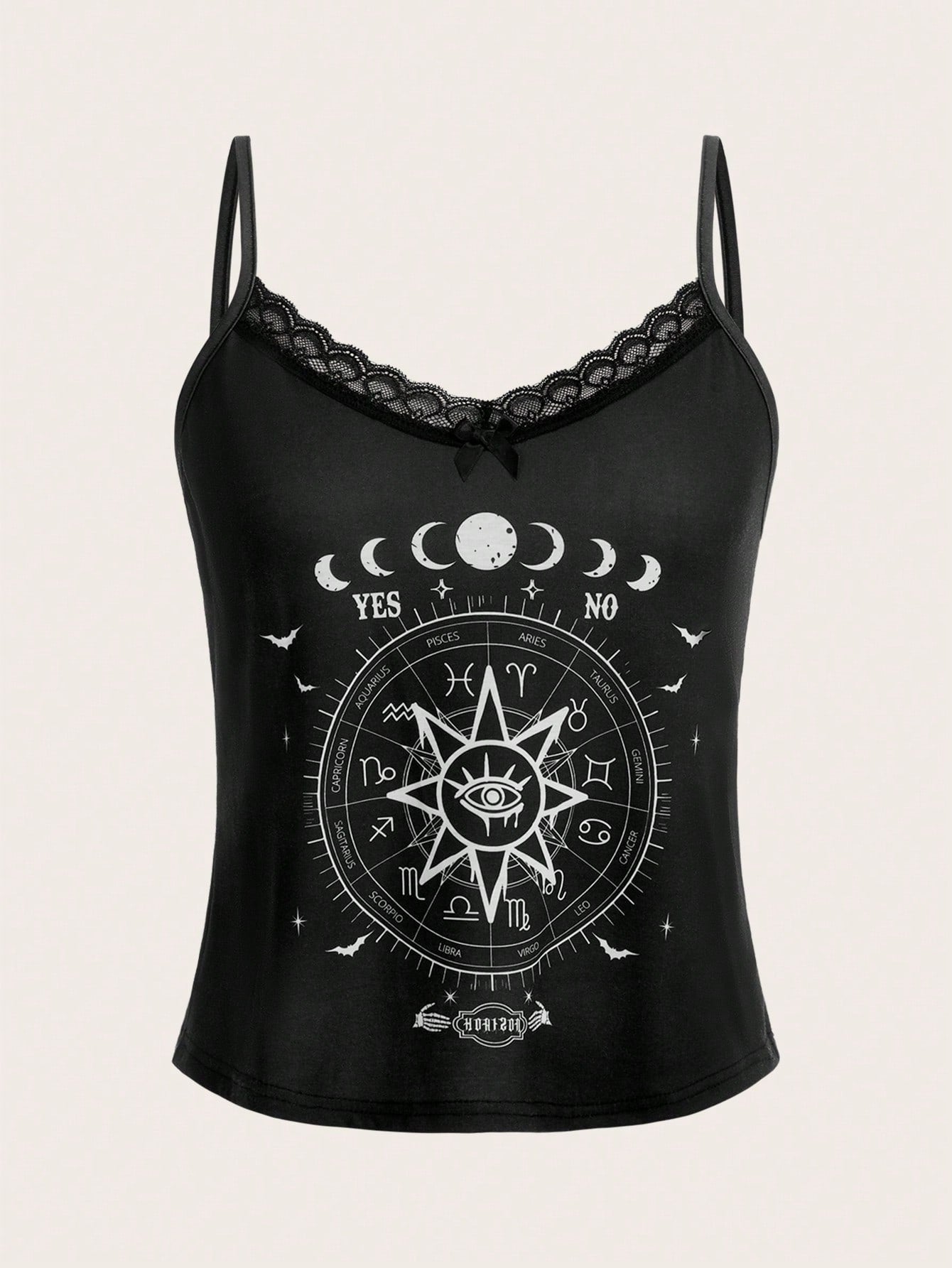 Conjunto de pijama de encaje Academia Sun &amp; Moon