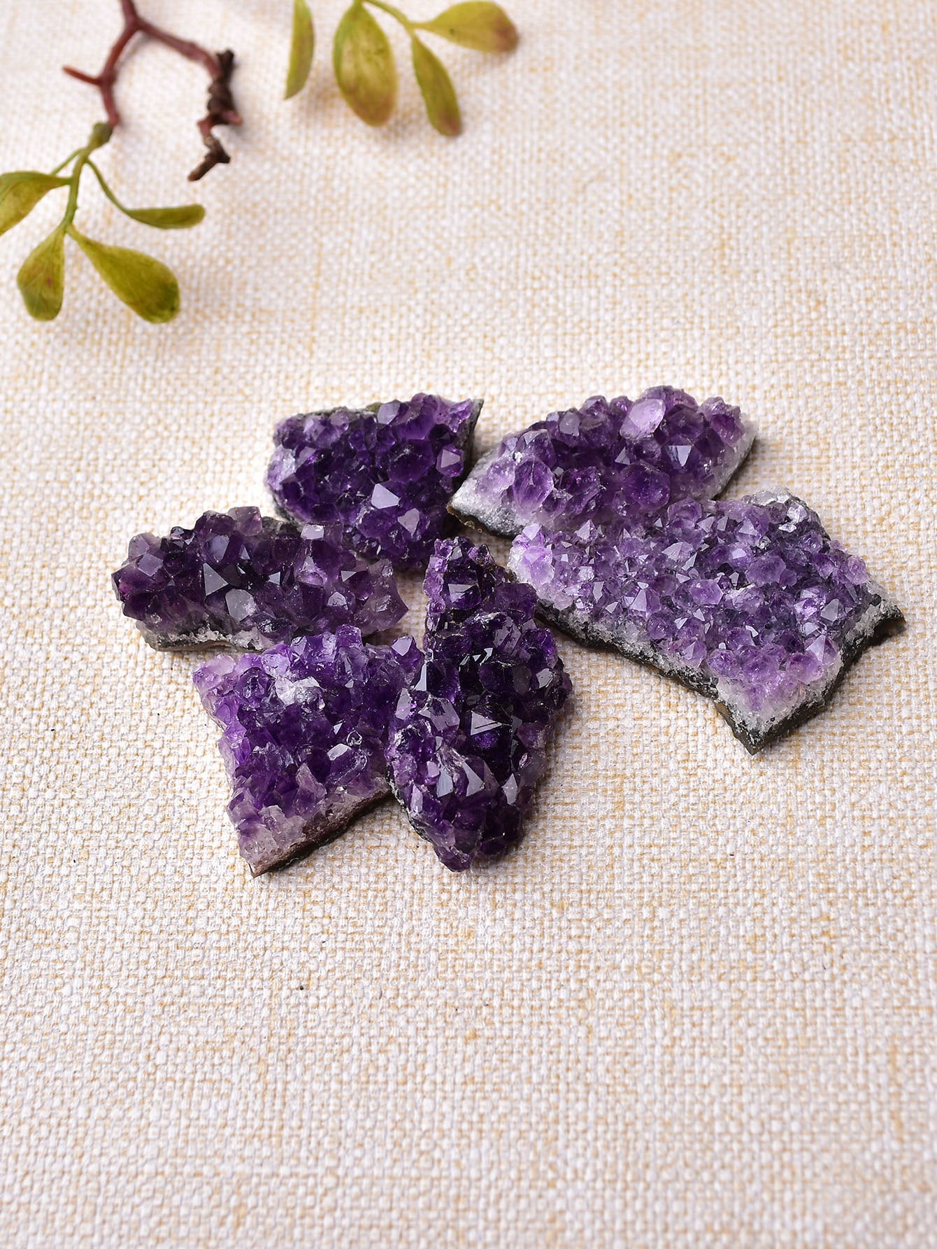 Natural Amethyst Crystal Cluster Quartz Raw Crystals Healing Stone - 1pc