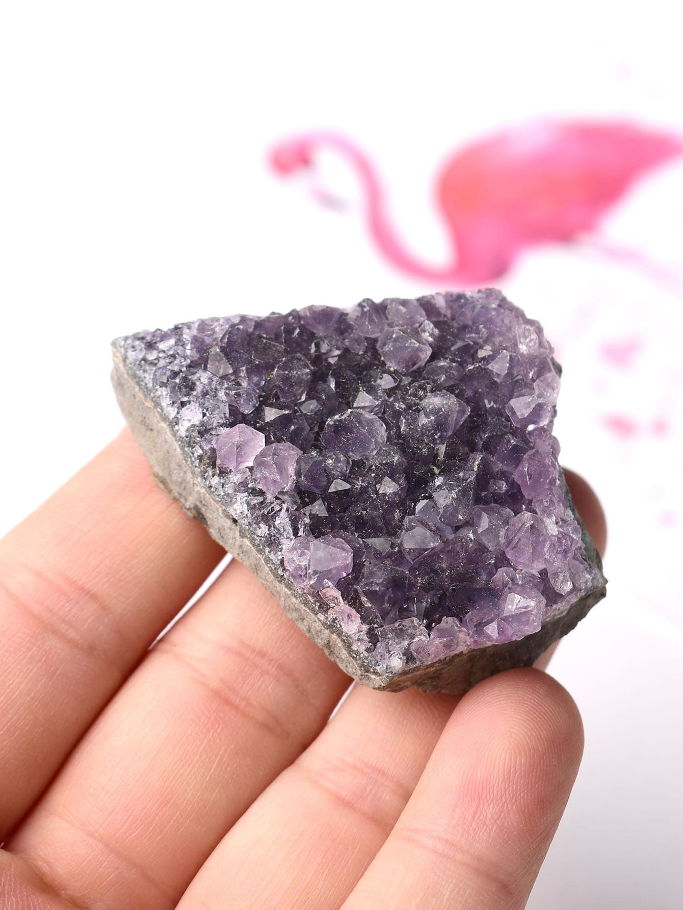 Natural Amethyst Crystal Cluster Quartz Raw Crystals Healing Stone - 1pc