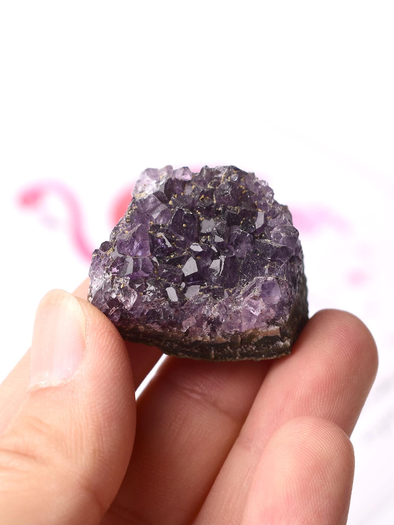 Natural Amethyst Crystal Cluster Quartz Raw Crystals Healing Stone - 1pc