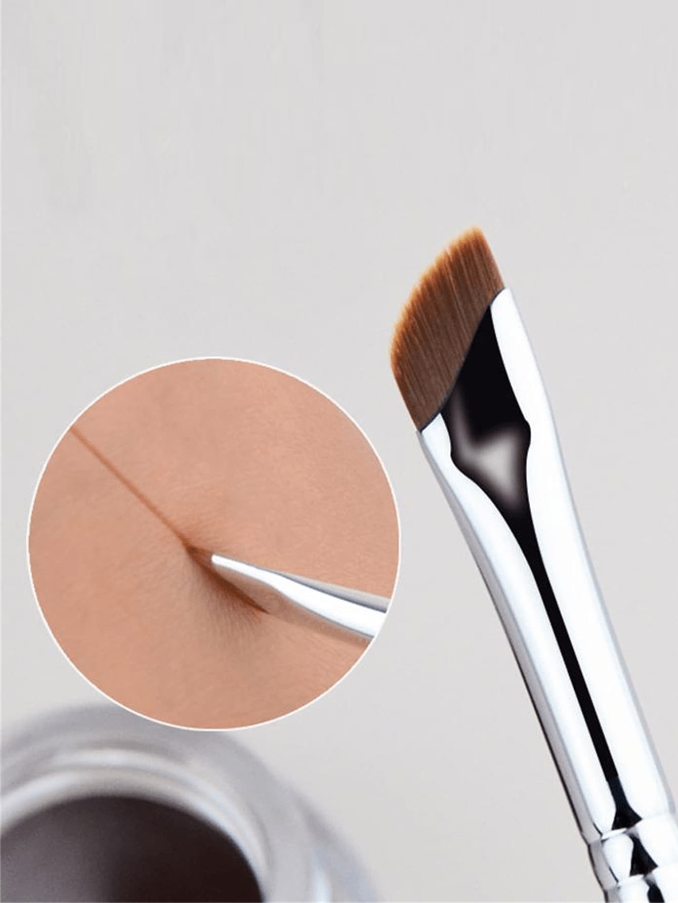 Magic Wand Blade Eyeliner Brush Ultra Thin Fine Angle Flat 1pc