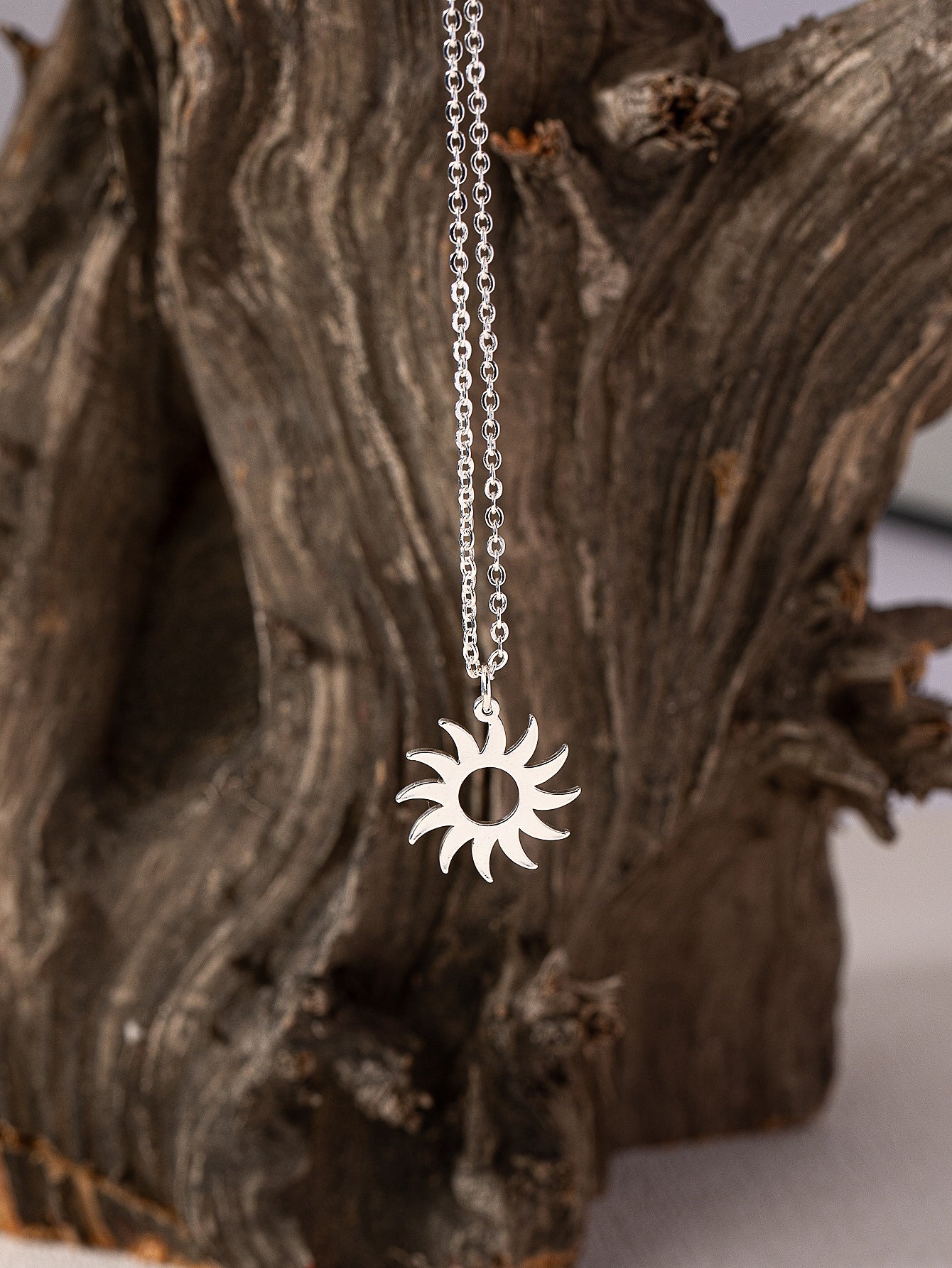 Sunburst Sun Ray Necklace