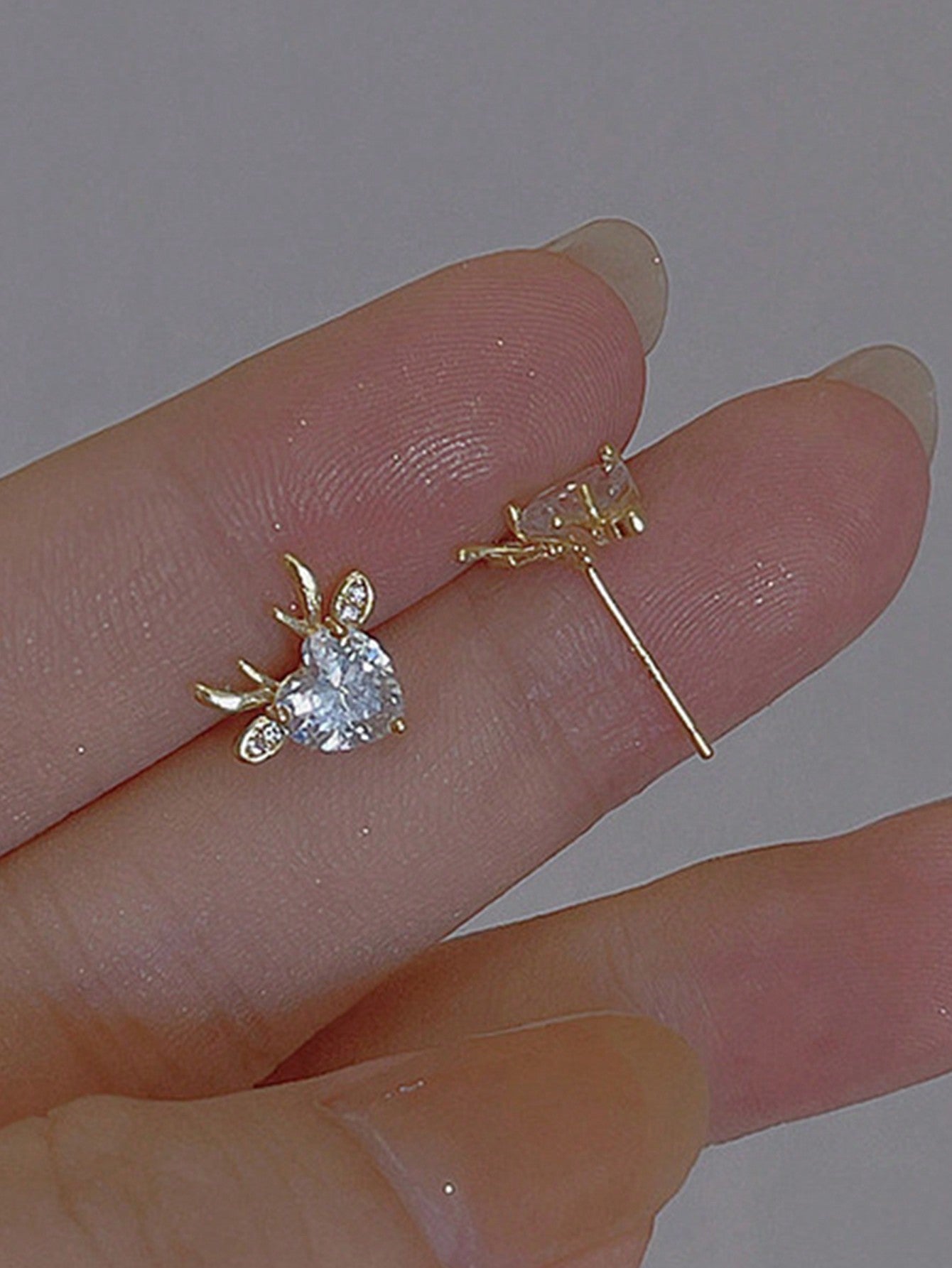 Dainty Deer Stud Earrings