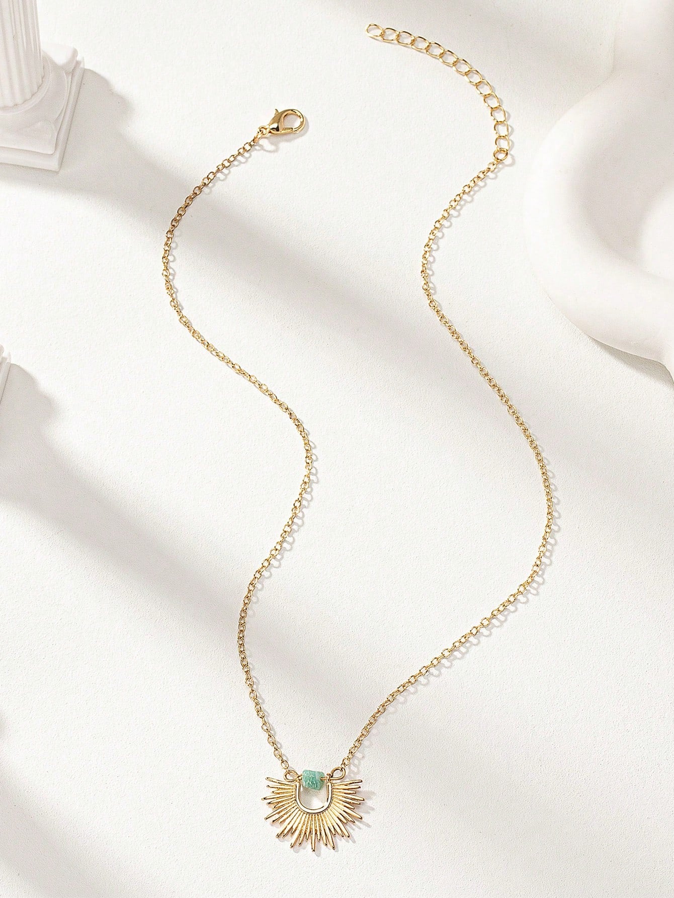Sunburst Sun Ray Necklace